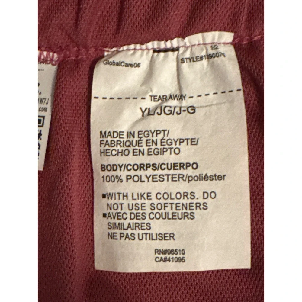 Under Armour Girls Tech Play Up Short Burgundy Athletic Shorts Size‎ YL - Picture 5 of 5